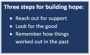 Three steps for building hope, by Dr. Shannon Warden